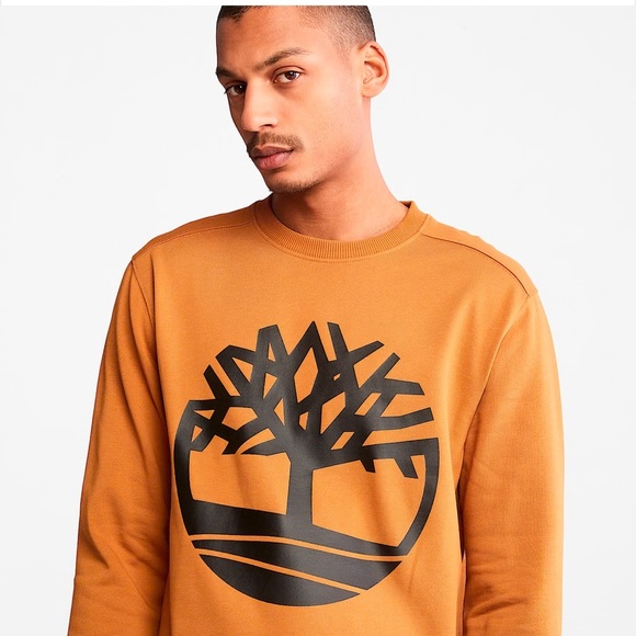 Timberland Men’s Large Tree Logo Crew neck Sweatshirt - Picture 2 of 8